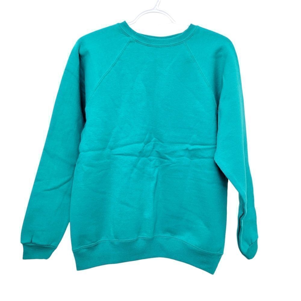 2/$20 Y2K Plain Green Crewneck Sweatshirt TopSize: M